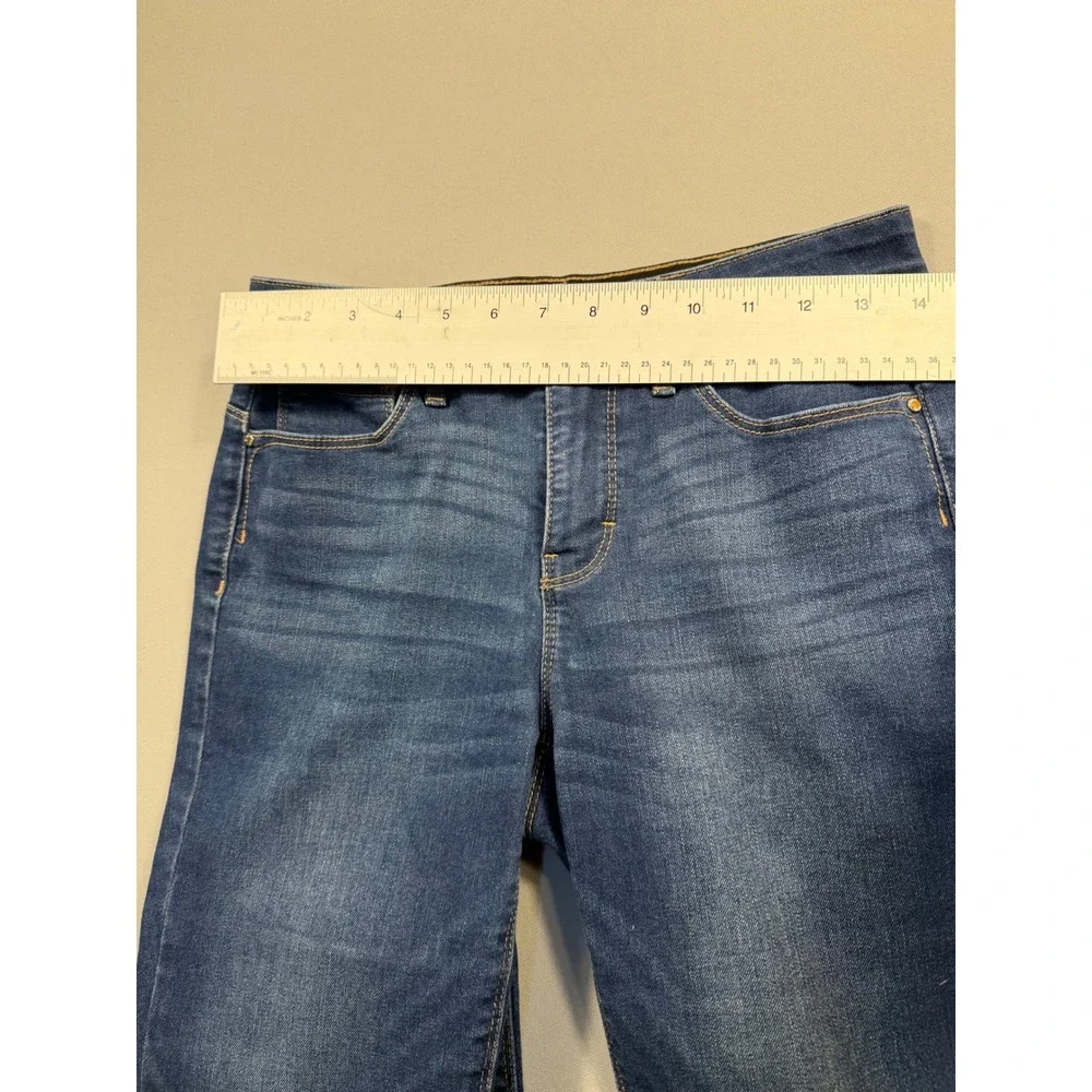 White House Black Market WHBM Bootcut Flare Jeans Blue Medium Wash Size 2S